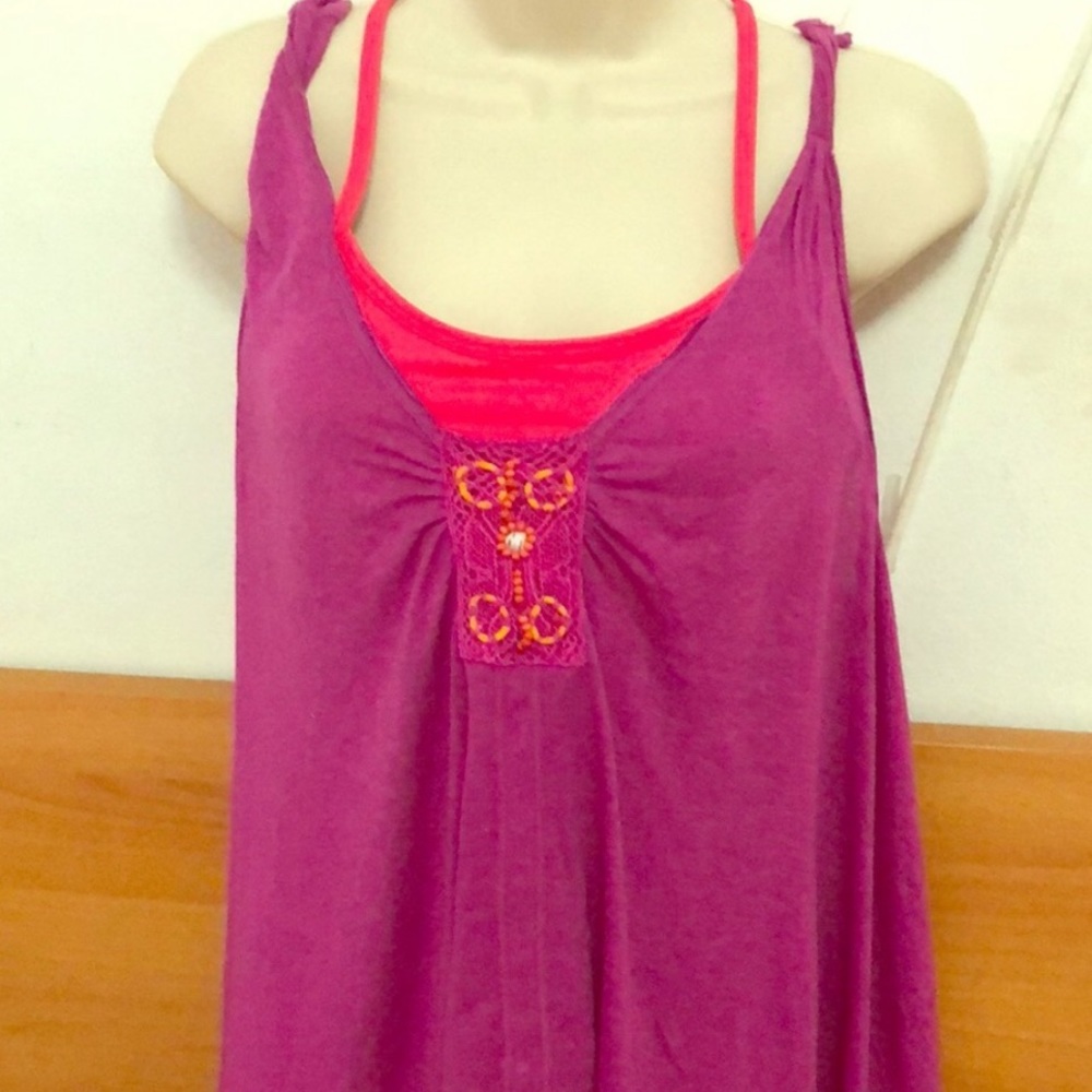 Final sale $8 Free people purple tank top